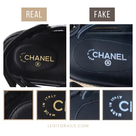 chanel dad sandals real vs fake|chanel velcro dad sandals.